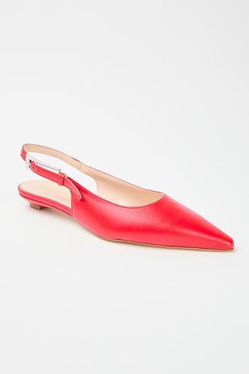 Slingback Rosso Donna - 3