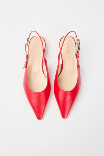 Slingback Rosso Donna - 4