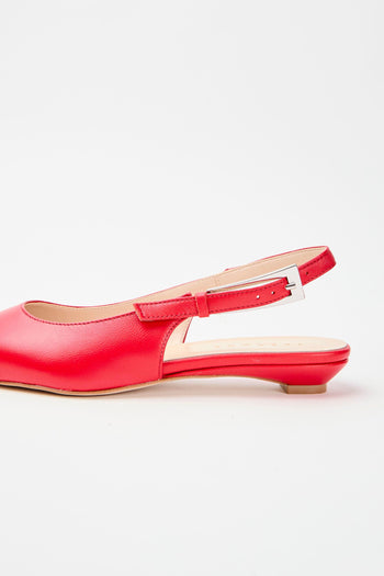 Slingback Rosso Donna - 6