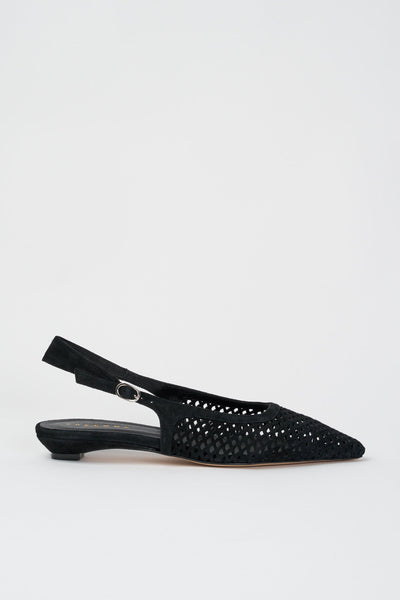 Slingback Nero Donna