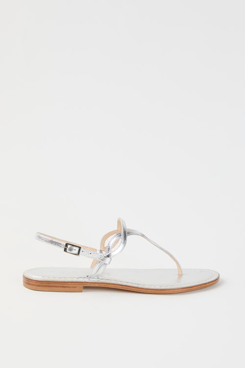 Sandalo Argento Donna