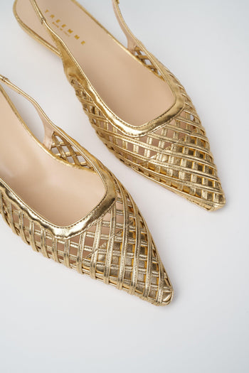 Slingback Oro Donna - 3