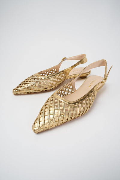 Slingback Oro Donna