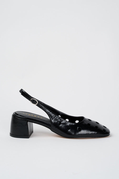 Slingback Nero Donna