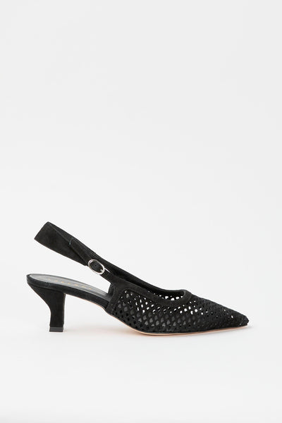 Slingback Nero Donna
