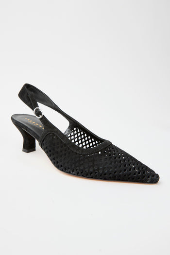 Slingback Nero Donna - 4