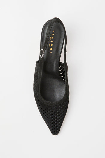 Slingback Nero Donna - 5