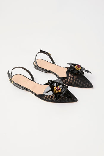 Slingback Nero Donna - 6