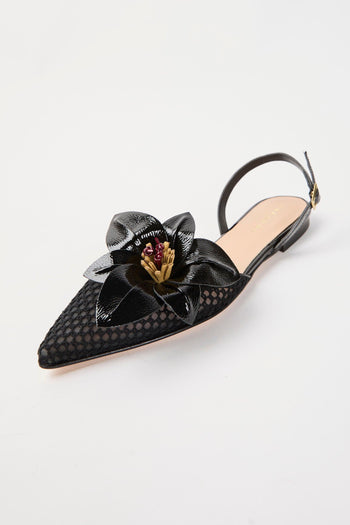 Slingback Nero Donna - 8