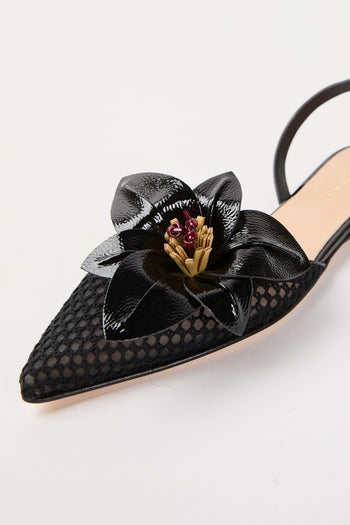 Slingback Nero Donna - 4