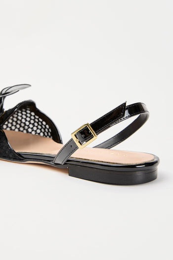 Slingback Nero Donna - 2