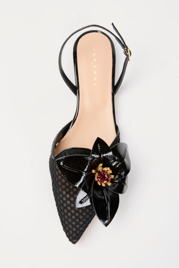 Slingback Nero Donna - 3