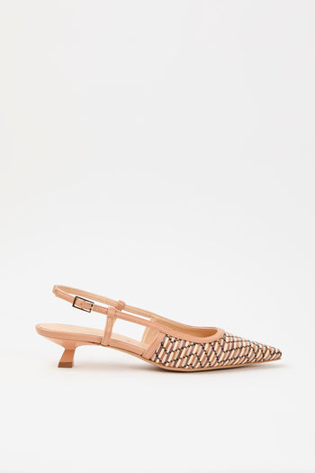 Slingback Cuoio+beige Donna - 2