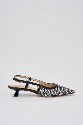 Slingback Nero+nero Donna - 3
