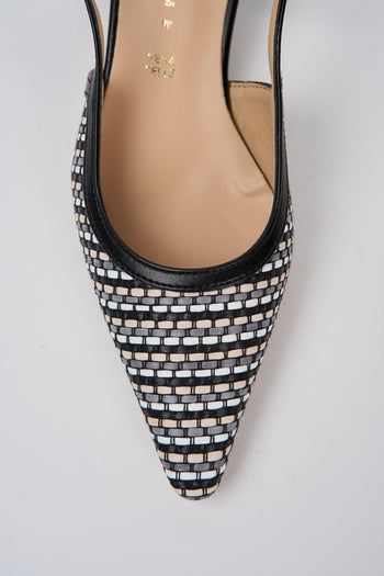 Slingback Nero+nero Donna - 4