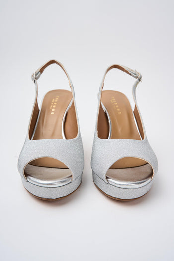 Slingback Argento Donna - 5