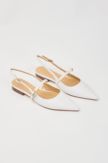 Slingback Bianco Donna - 2