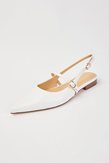 Slingback Bianco Donna - 3