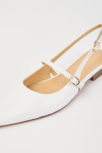Slingback Bianco Donna - 4
