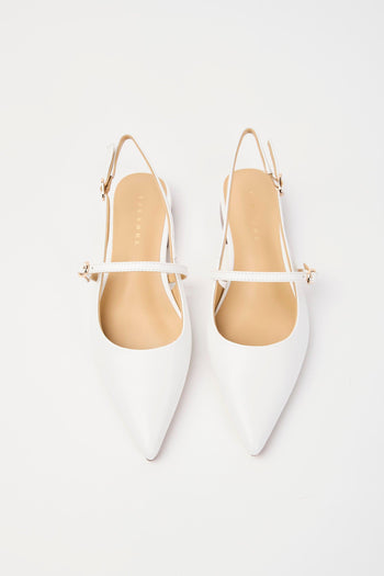 Slingback Bianco Donna - 5
