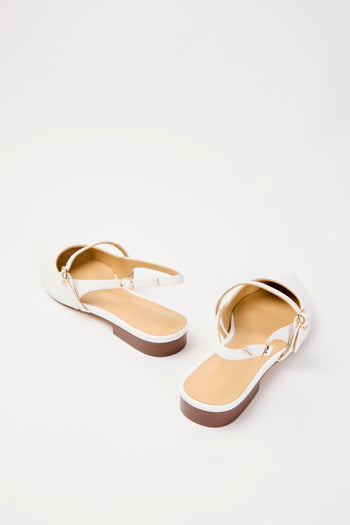 Slingback Bianco Donna - 6