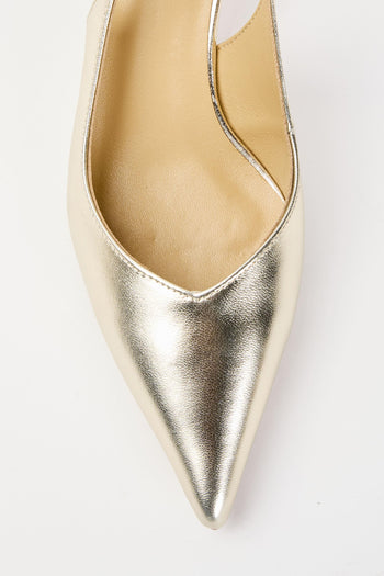 Slingback Platino Donna - 4