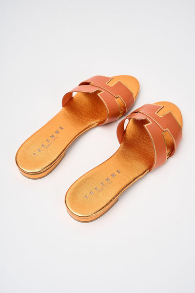 Ciabatta Arancio Oro Donna