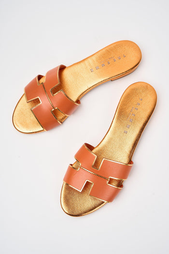 Ciabatta Arancio Oro Donna - 2