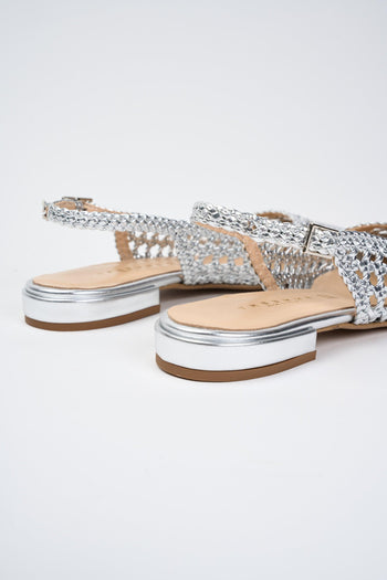 Slingback Argento Donna - 2
