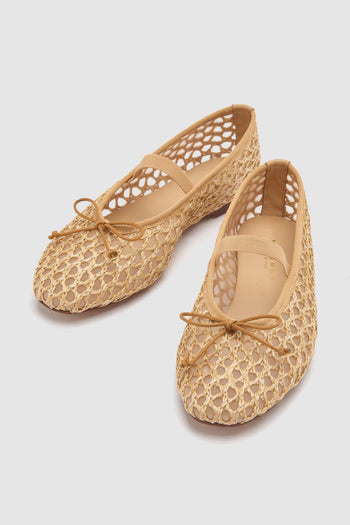 Ballerina Beige Donna - 6