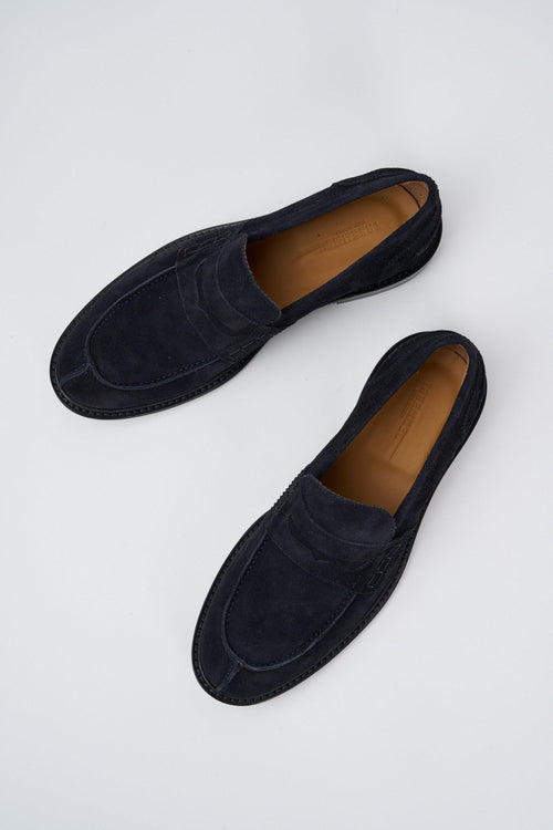 Mocassino Blu Uomo