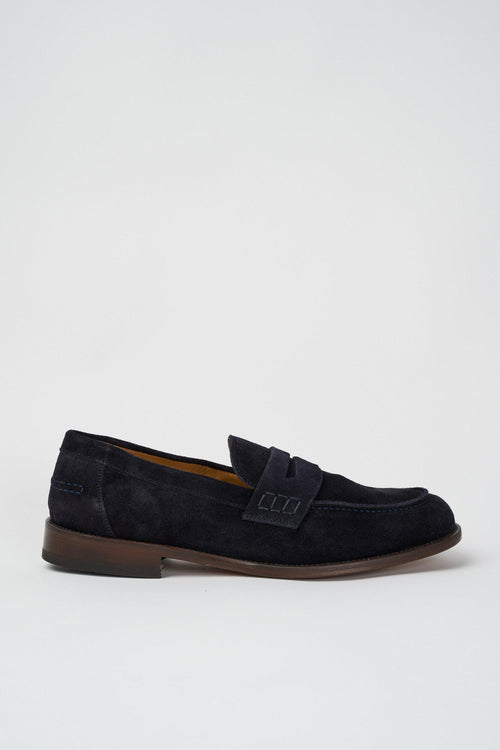 Mocassino Blu Uomo