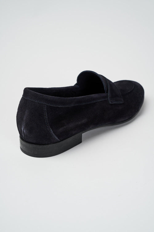 Mocassino Blu Uomo