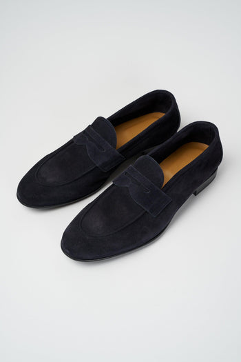 Mocassino Blu Uomo - 2