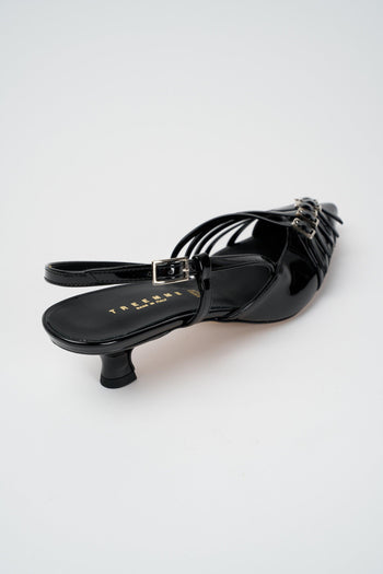 Slingback Nero Donna - 4