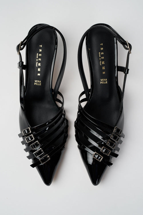 Slingback Nero Donna