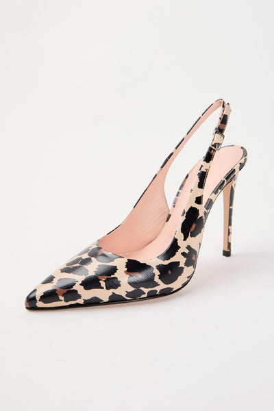 Slingback Leopardato Donna