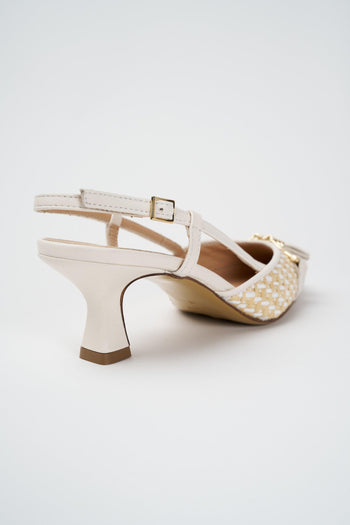 Slingback Etiope Bianco Donna - 2