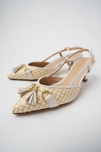 Slingback Etiope Bianco Donna - 5