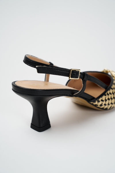 Slingback Etiope Nero Donna