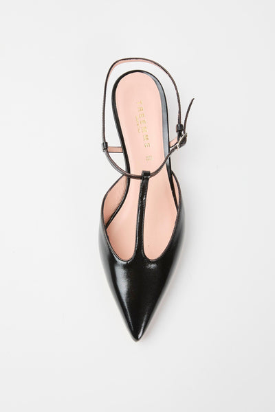Slingback Nero Donna