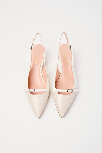 Slingback Milk+off White Donna - 3