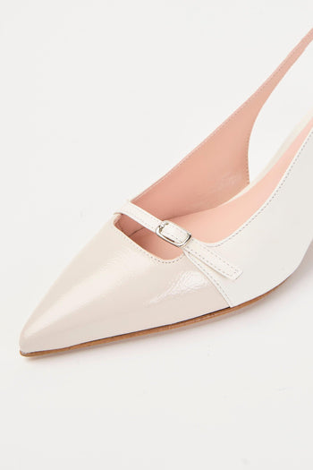 Slingback Milk+off White Donna - 5
