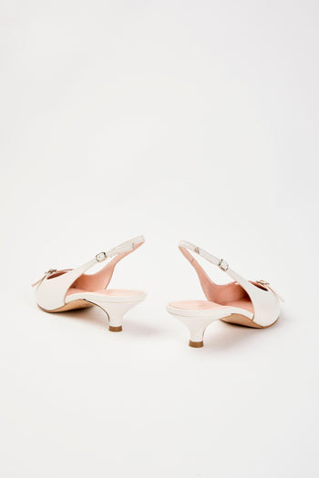 Slingback Milk+off White Donna - 6