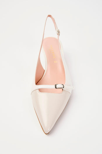 Slingback Milk+off White Donna - 7