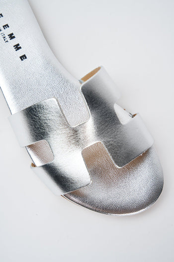 Ciabatta Argento Donna - 2