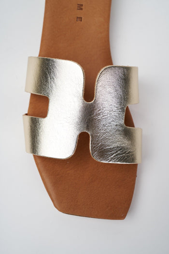 Ciabatta Argento Donna - 2