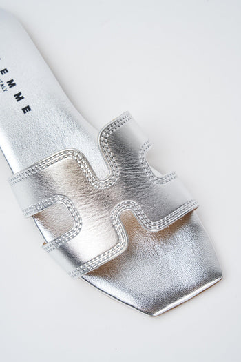 Ciabatta Argento Donna - 2