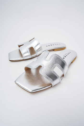 Ciabatta Argento Donna - 5