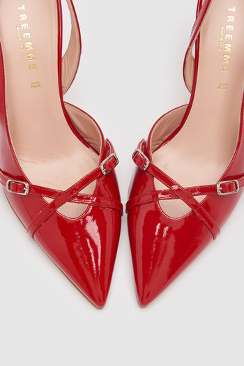 Slingback Rosso Donna - 4